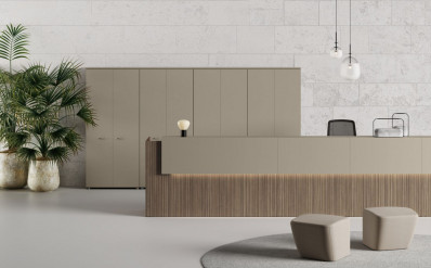 Bancone Reception Ufficio serie Point